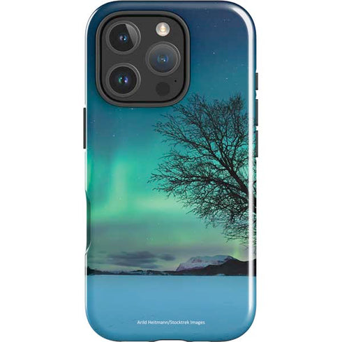 StockTrek Aurora Borealis over a lake in Norway iPhone 16 Pro Impact Case